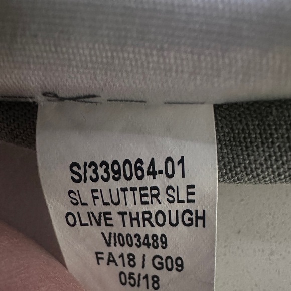 Women’s Old Navy Olive Through Sleeveless Flutter Sleeve Jumpsuit size L - Picture 13 of 13